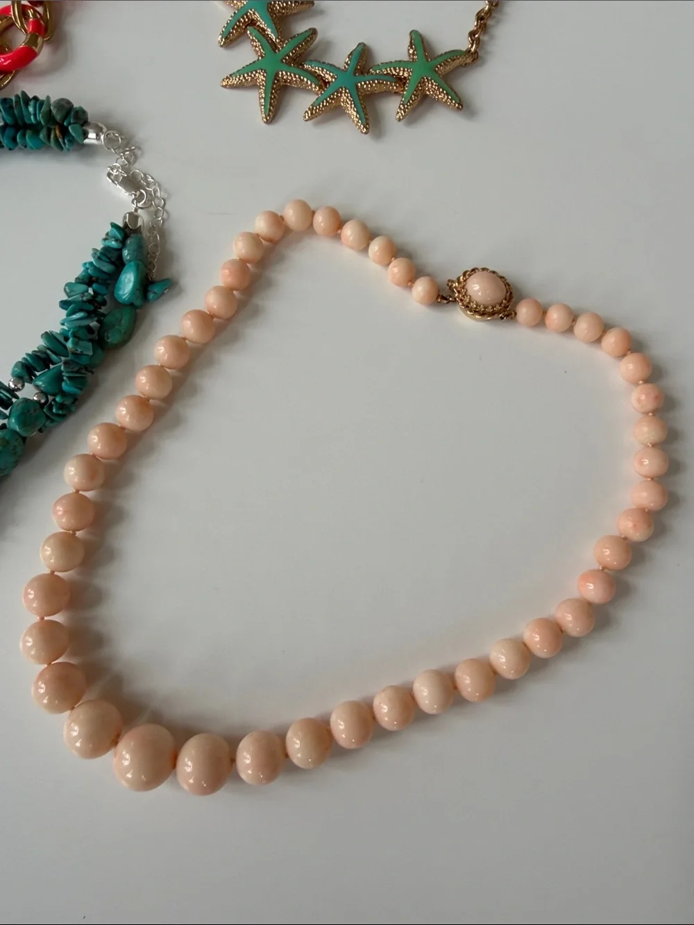 Summer Splendor Jewelry Lot Collection - Turquoise, Coral & Natural Tones - Picture 10 of 12